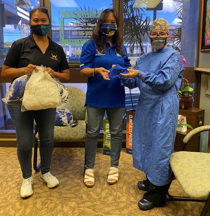 Dr. Greco Donating 1300 face masks to Hilo High School